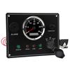 Marine Instrument Panel Multi Function 3000RPM Engine Speedometer Low Oil Pressure Water Temperature Alarm for RVs