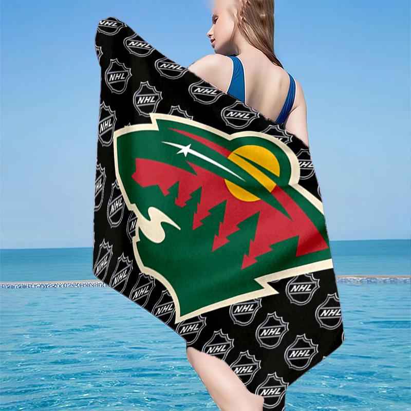 Minnesota wild Microfiber Beach Towel, Soft And Absorbent, Quick-Dry, Ideal for Summer Travel, Beach Essential, Swimming Pool Gifts