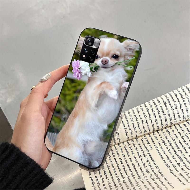 Pouzdro na telefon čivava Puppy Dog pro Xiaomi Redmi note 13 12 Pro 11S 11 10 Pro 10S 12S Redmi 10 9C 13C