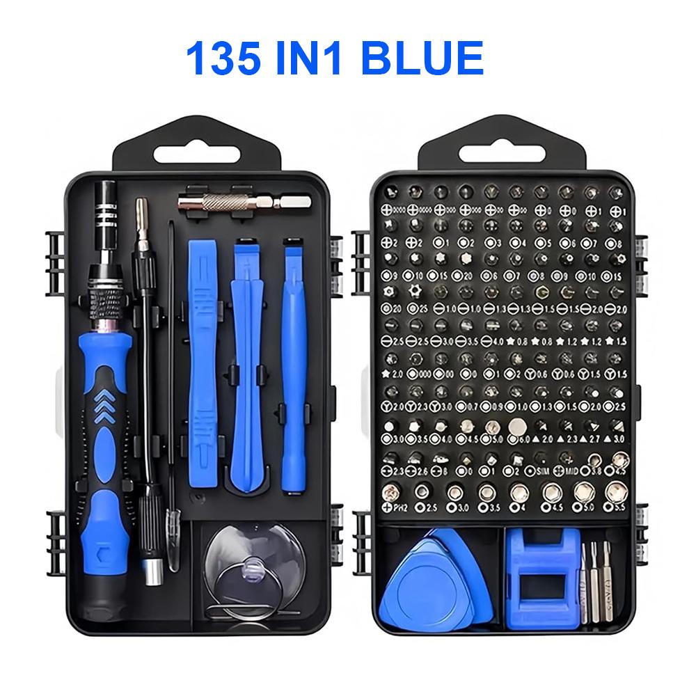 Zestaw wkrętaków 25/115/135/140 w 1 Magnetyczny Zestaw bitów Torx Phillips Z kluczem do usuwania elementów elektrycznych Narzędzia do naprawy Telefonu PC