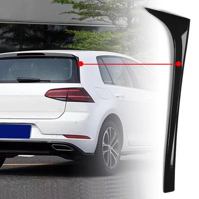 Pre VW Golf 7 7.5 MK7 MK7.5 2014-2018 lesklá čierna ABS spojler zadného okna bočný kufor Canard Canards splitter príslušenstvo