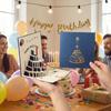 Cake Shape 3D Pop Up Birthday Card Folding Happy Birthday Card Message Cards  Festival Blessing