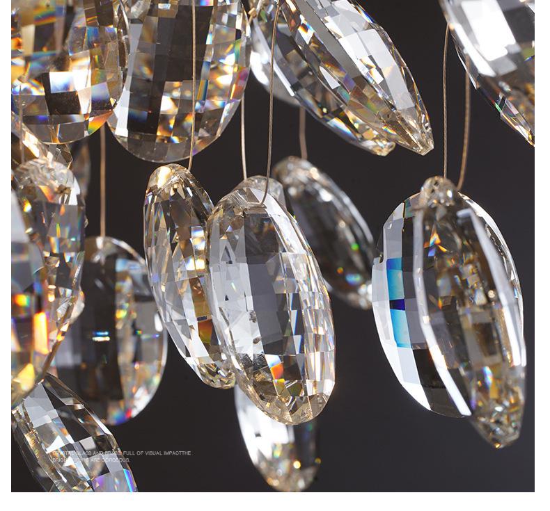 Firefly Branch Crystal Pendant Lamp - Post-modern Luxury Lighting for Living Room, Bedroom, and Dining Room.