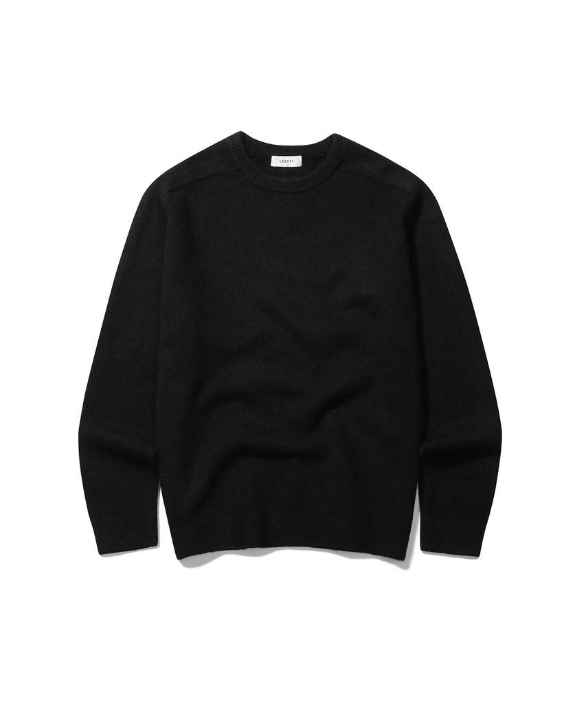 LEDEPT Washable Raglan Round Pullover [Black]