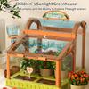 Sehr klares Kinder-Gartenhaus aus langlebigem Acryl für das Pflanzenwachstum im Freien