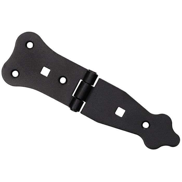 Charnière en T - KOTARBAU - 220 mm - Acier - Noir - Résistante et élégante