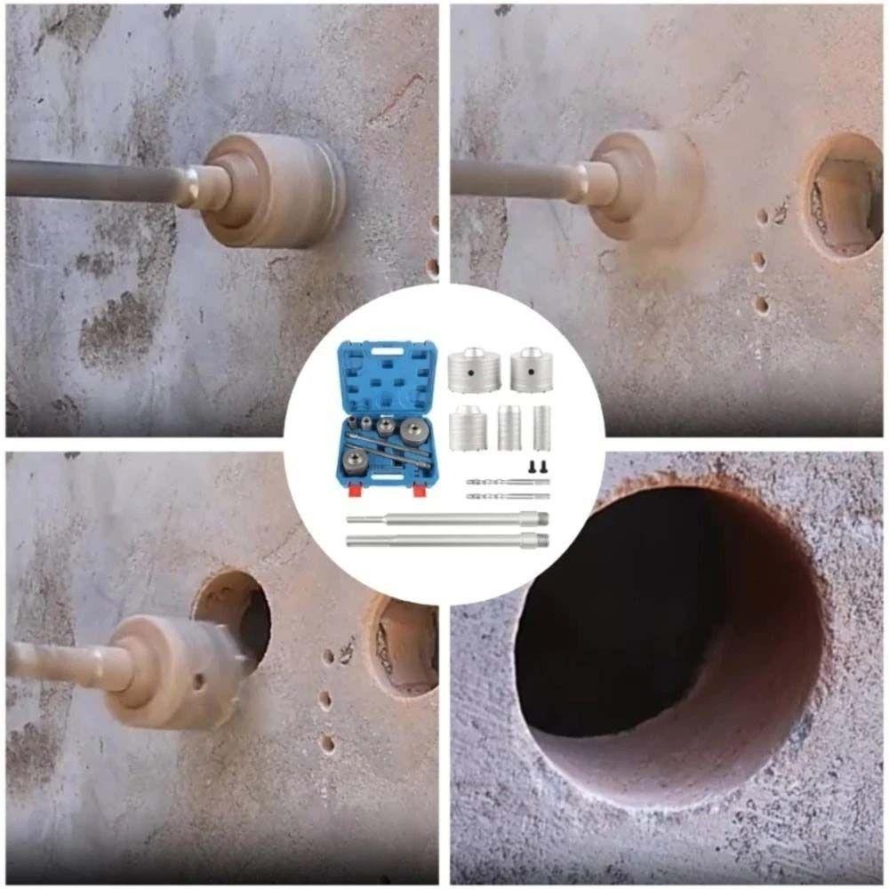 Cemented Carbide Wall Hole Opener High Efficiency Precision Trimming Hole Opener Anti-slip Professional Wall Drilling Drill Bit