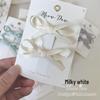 Cute Pink Bow Hair Clip for Women's Bangs and Side Hair