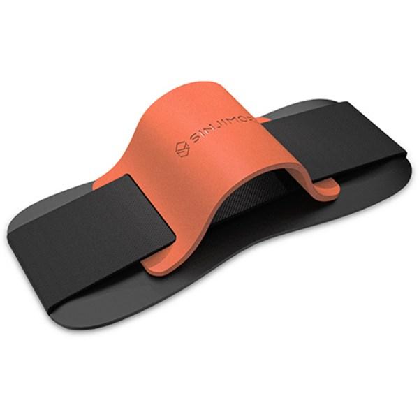 

Sinjimoru Grip S cell phone finger strap, orange, 1 piece