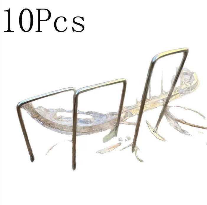 5/10/15 stk Galvaniserte U-formede Hage Landskapsnåler for Plantestøtte, Sikkerhet & Blomsterbeskyttelse