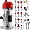 Multifunctional Electric Wood Trimmer Handheld Engraving Slotting Router Drilling Woodworking Milling Cutter Carving Power Tool