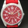 Seiko 5 AUTOMATIC 6309A VINTAGE REFURBISHED JAPAN MENS RED DIAL WATCH A443966-1