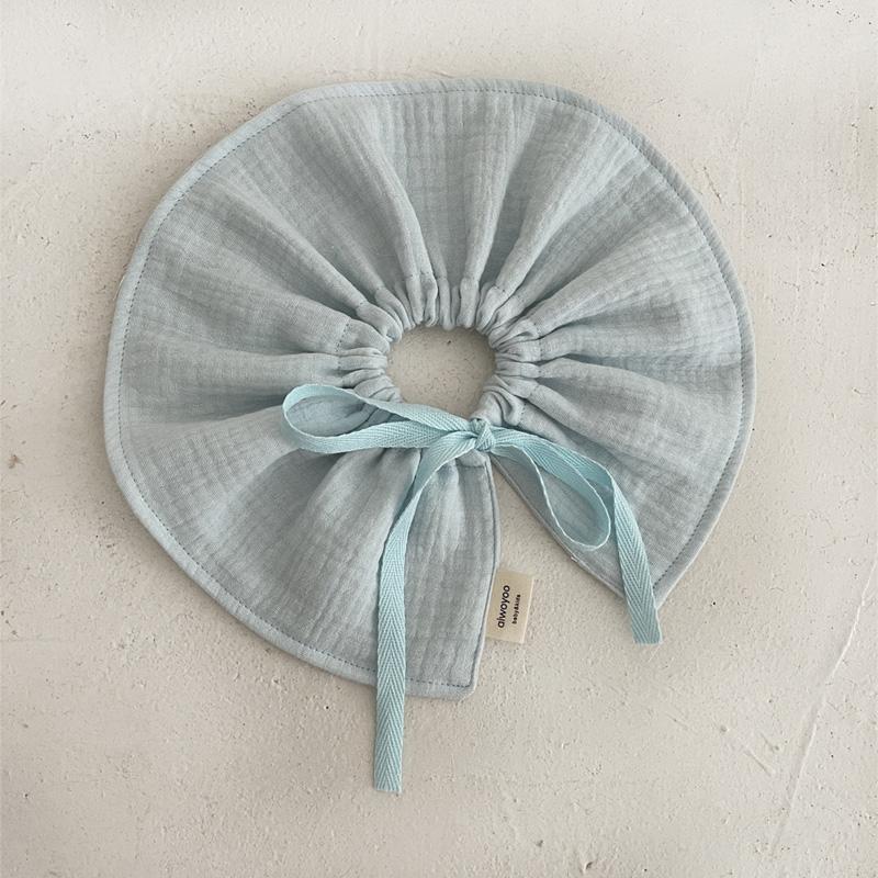 4Layers Cotton Gauze Baby Bibs Toddlers Newborns Printing Ruffle Feeding Burp Cloths Apron Baby Saliva Towel Drool Bib