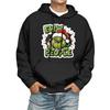 Men's Print Hooded Sweatshirt Long-Sleeve Casual Pullover Hoodie Hooded Sweatshirt