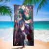 Girl Game M-morrigan Aensland Microfiber Beach Towel Absorbent Quick Dry Soft Yoga Swimming Resort Mountain Climbing Towel
