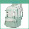 Oxford Cloth College Style Backpack With Breathable Design For Students And Commuters