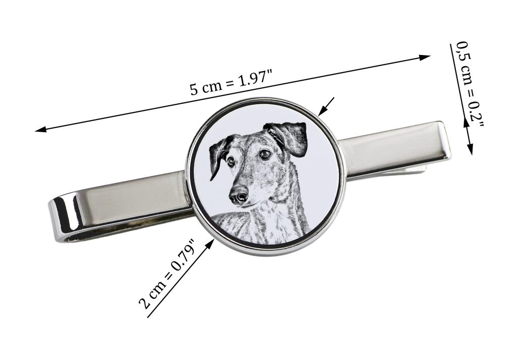 Saluki, Persian Greyhound, Arabian hound, Gazelle hound – Tie clip with a dog, personalized tie clip | Art-Dog