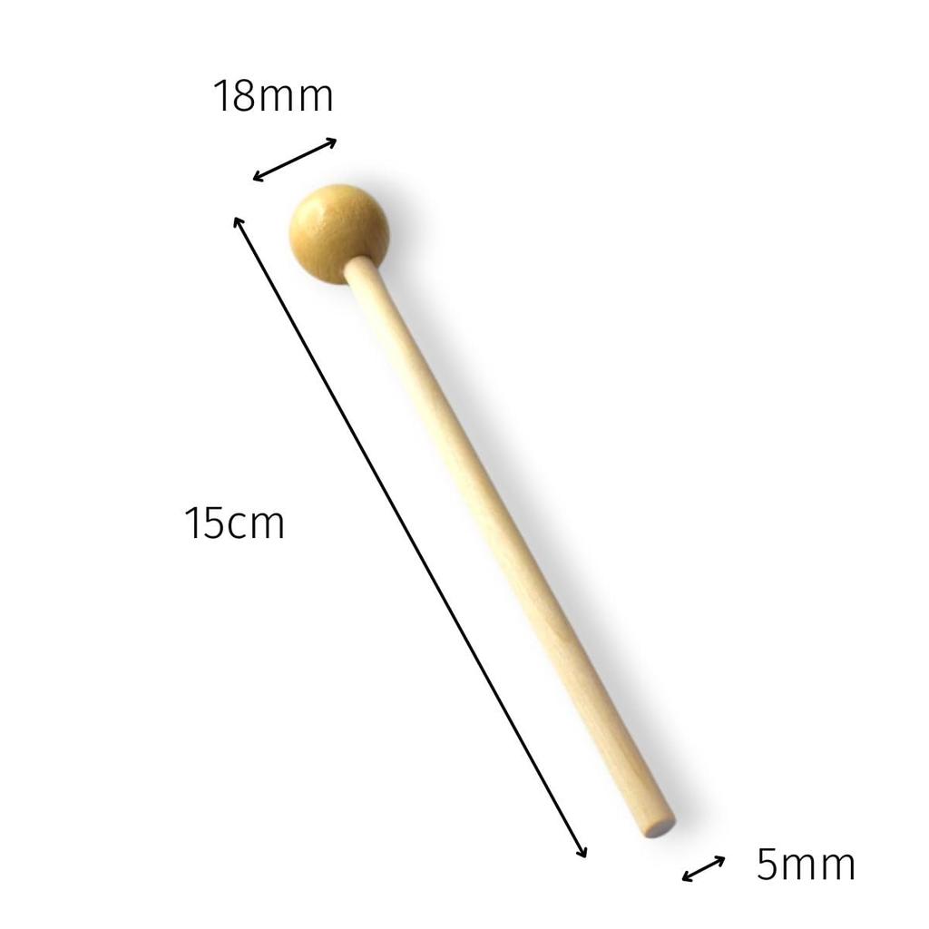 Tuner Wooden Hard Rubber and Crystal Suitable for Both Bass and Treble from Crystal Tuners To Ohm Tuners [Sedona's Magic] Set Mallet, Mallet, Point.