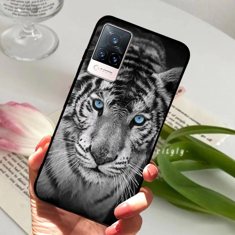 For vivo V21 5G 4G V21E Case Soft Silicone Phone TPU Coque Cover for Vivo V21E v21 V 21e 21 V2050 V2061 Protective Fundas Shell