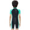 Kinder UV-Schutz Rash Guard Badeanzug Mit Kurzen Ärmeln Schwimmen Schnorcheln Strand Surfen Schnell Trocknend