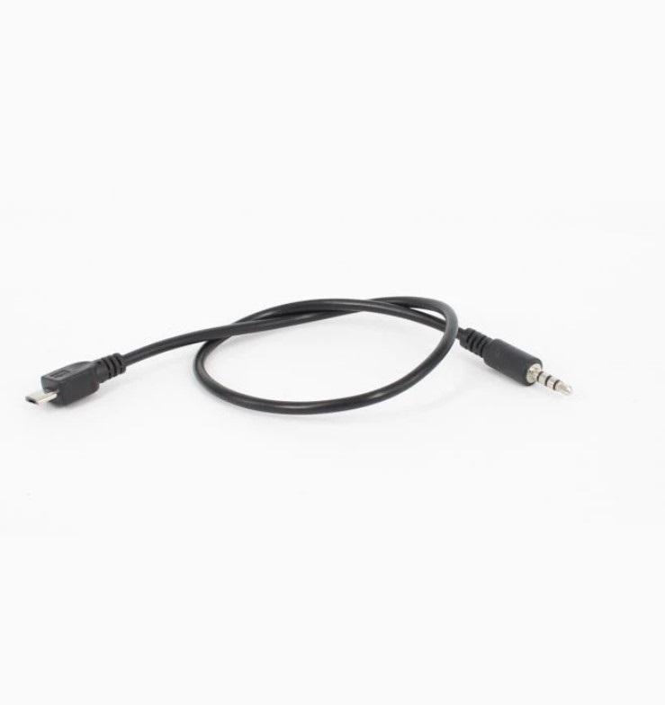 Micro USB til Jack 3,5 mm lydkabelkontakt hodetelefonplugg lydadapterkabel
