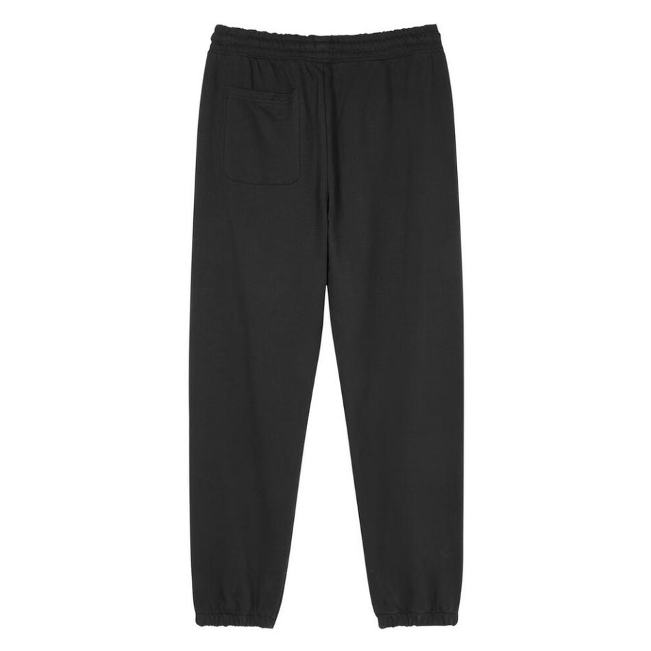 Skechers Sport Life Loose Fit Lace-Up Solid Color Casual Pants Men pants Carbon-Black L124M037-0018