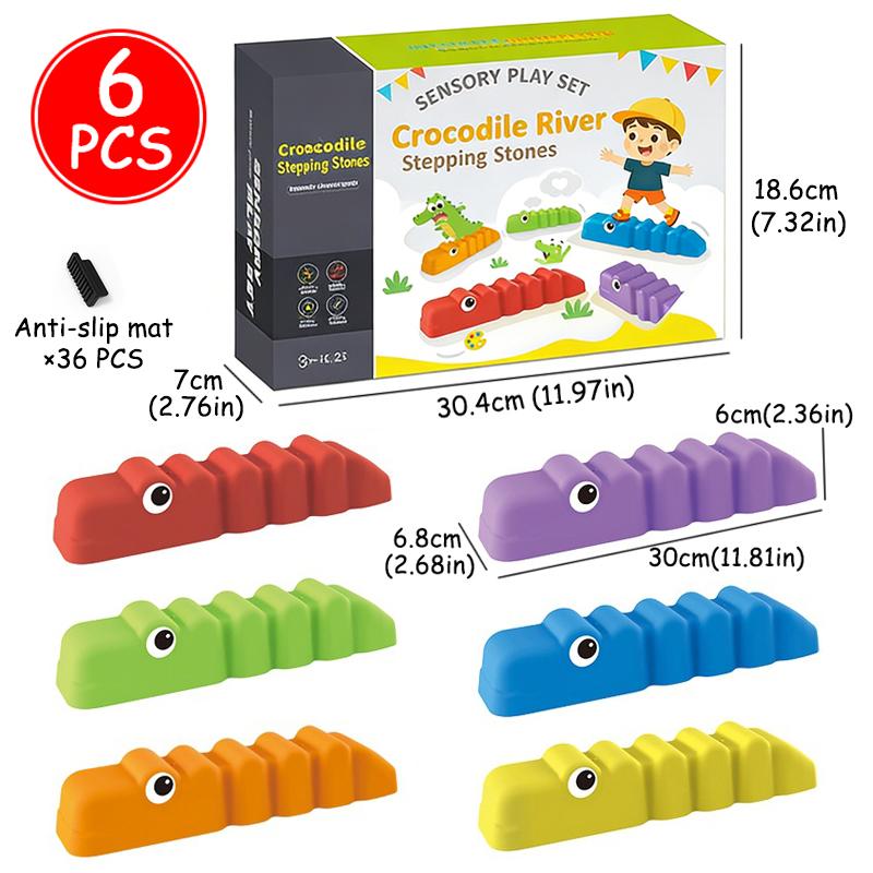 Kids Crocodile Stepping Stones Sensory Play