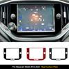 For Maserati Ghibli 2014-2022 Carbon Fiber Center Console Navigation Screen Panel Cover Trim Interior Accessories Sticker