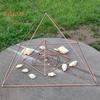 Metal Wire Energy Pyramid Decoration Cube of Power 188 MHz Tensor Style Pyramid Promotes Health Enhances Fields Space Purifying Healing Pyramid