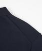BIRBANTE Soft Washable Two-Tone Collared Knit - Dark Navy