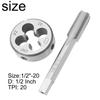 HSS 1/2-20 UNF Tap High Speed Steel Model 1/2-20 UNF Replacement Round Handle