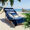 Custom Name Hertha BSC Print Beach Towel, Large Soft Quick Dry Towel for Beach Camping Swimming