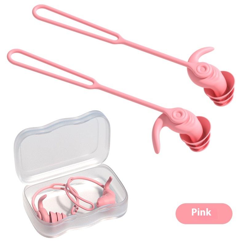 Swim Ear Plugs With Rope Silicone Waterproof Anti-Noise Pool Swimming Earplugs Water Sports Accessories Swim Swimming Ear Plugs