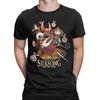 Spiel Hollow Knight Silksong T-Shirts für Herren Kreative Reine Baumwoll-Tees O-Ausschnitt Kurzarm T-Shirts Geburtstagsgeschenk Kleidung