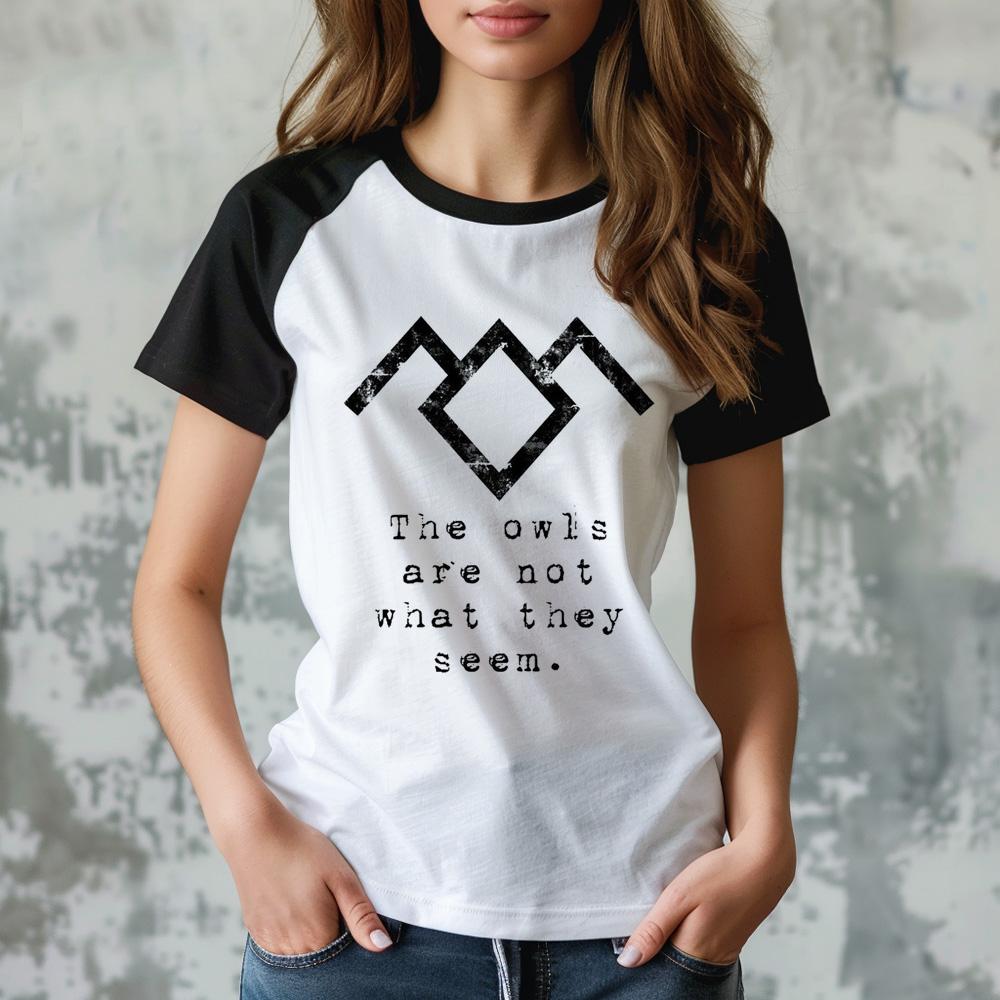 Twin Peaks top women streetwear harajuku Tee female 2000s comic clothing