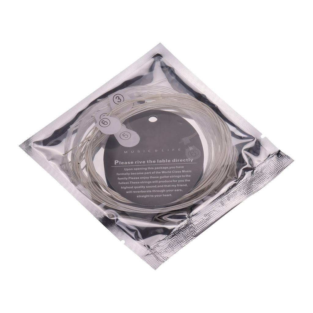 ZIKO DPA 70 Classical Guitar Strings Normal Light Tension Silver Wound Nylon String Anti Rust Set of 6pcs Musical