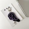 Y2K Harajuku Musical Notes Star Pendant Keychain Cute Bag Hanging Decoration For Women Girls Sweet Keyring Jewelry Gift