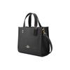 Coach Dempsey Tote 22 Solid Color Detachable Shoulder Strap Snap Leather Music Score Tote Shopping Bag Women tote Black CO971-IMBLK