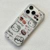 Dessert Hello Kitty Mobile Phone Case Is Suitable for Apple 17promax Transparent 15pro Transparent 13 All-inclusive 17 Simple 78