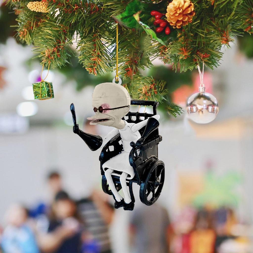 Acrilic Pandantiv Drăguț de Crăciun Desen Animat Pandantiv Decor de Crăciun Pandantiv Decor de Crăciun pentru Casă