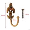 2 x Vintage Gardinenhalter Vorhanghalter Haken Fensterdekoration Beschläge
