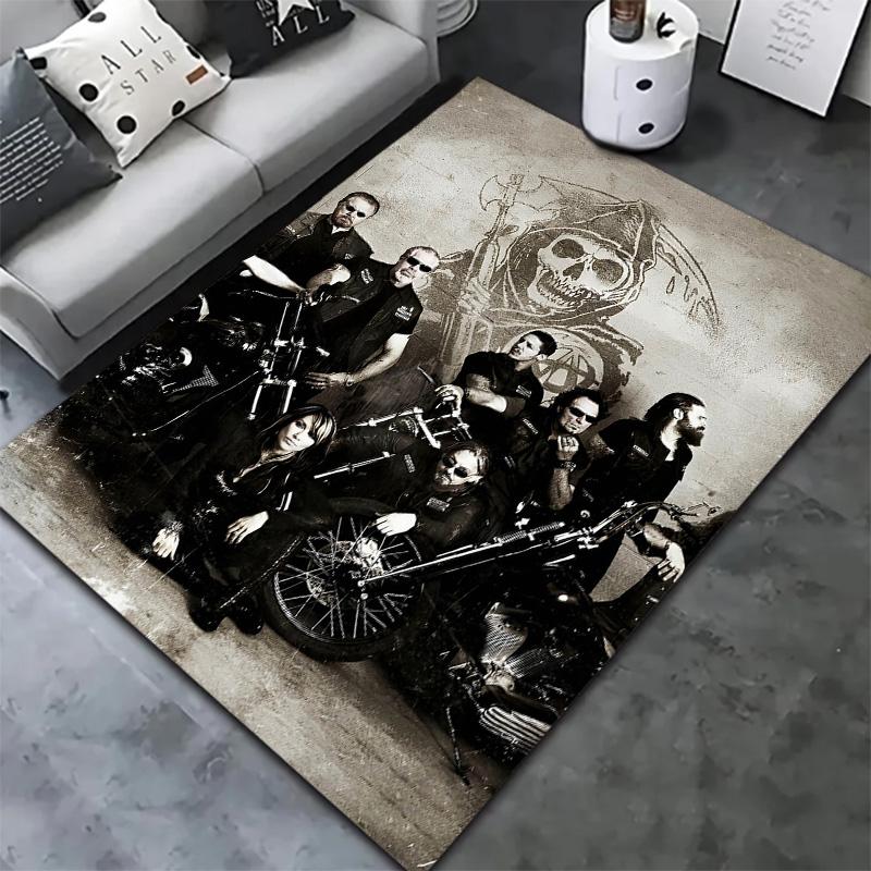 Charles Matthewsons Anarchy Carpet Rug For Living Room Bedroom Home Sofa Decoration Kids Play Nonslip Floor Mat