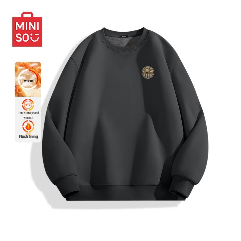 

MINISO Men s Plush Boxy Hoodie 2XL