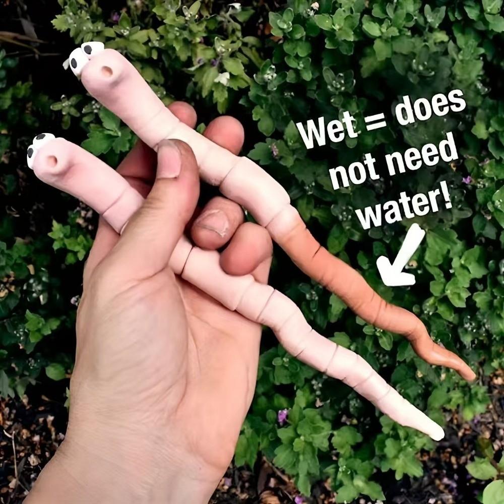 5 Stück Lustige Miniatur-Wurm-Pflanzen-Dekorationen Niedliches Design Topfpflanzen-Dekor DIY-Terrarium