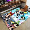 Powerpuff Girls Adventure Carpet For Playroom Bedroom Living Room Sofa Home Decorkids Game Area Rug Nonslip Floor Mat
