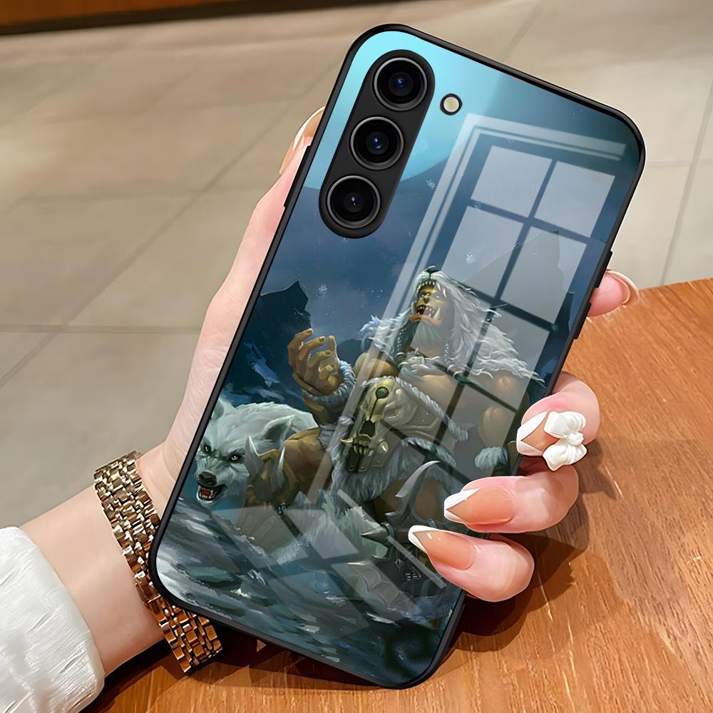 World Of W-Warcraft Phone Case For Samsung S26 S25 Edge Ultra S23 S22 S21 S20 Ultra Plus S24 Fe A54 A53 A25 Glass Cover