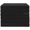 Folding Sofa Bed 140 x 67 x 45 cm Black