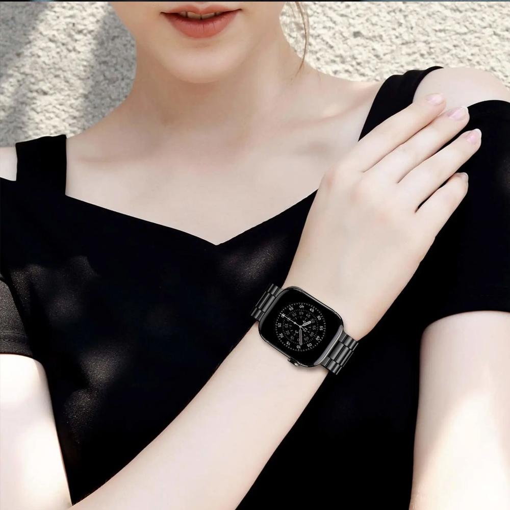 Metallarmband für Apple Watch Strap 46mm 42mm 45mm 44mm 40 41mm Ultra 3 2 1 49mm Modearmband iWatch Serie 11 10 9 8 7 6 5 SE3