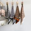 Women S Fashionable Small Square Scarf For Autumn Daily Use