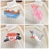 Korean Style Cute Cat Crab Clip Little Raccoon Small Shark Clip Cartoon Animal Hair Claw  Girls